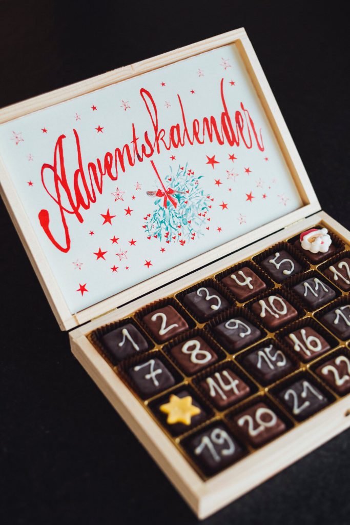 Christmas chocolate advent calendar