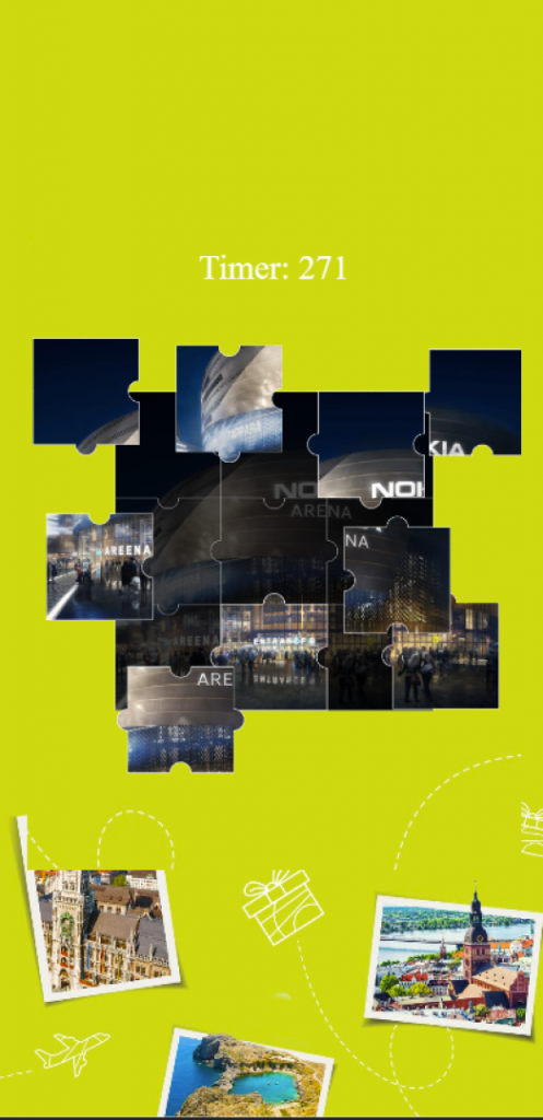 AirBaltic puzzle game